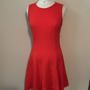 NWT Kate Spade Orange Sleeveless A-Line Dress Broome Street Size Medium
